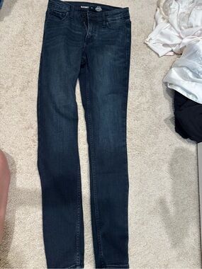 Old Navy Blackish Blue Skinny Jeans